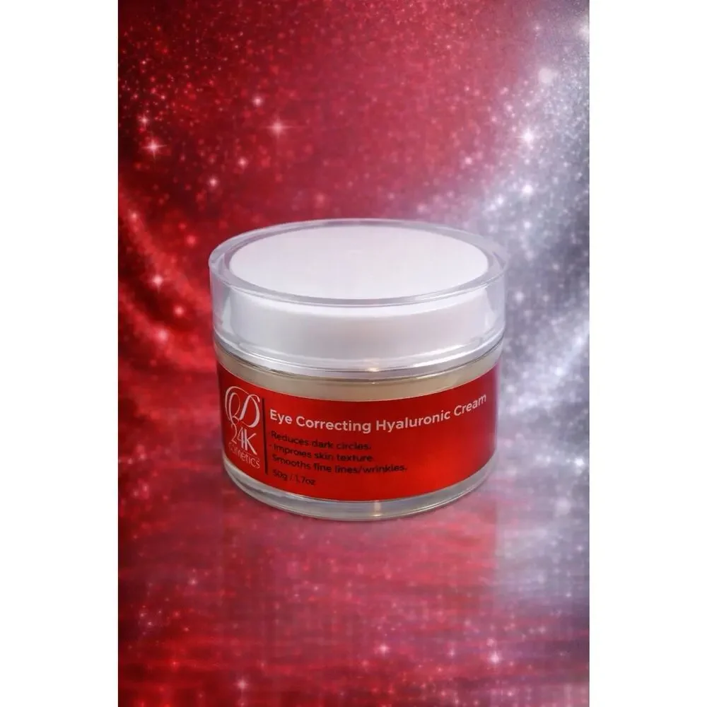D24K Cosmetics - Eye Correcting Hyaluronic Cream - 1.7 oz/ 50 g